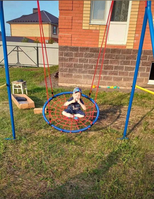 Качели детский стойка в комплекте