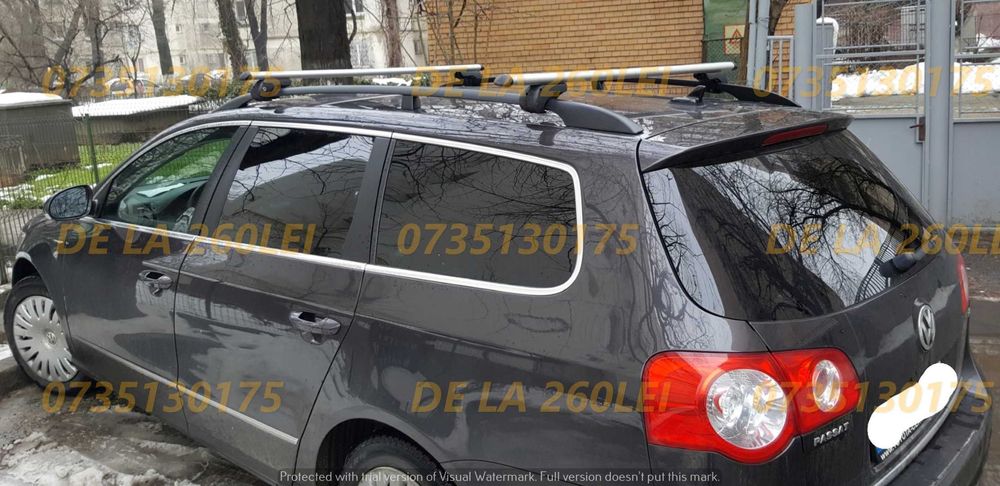 Bare portbagaj ALUMINIU VW Golf Passat Tiguan Touareg T-Roc T-Cross