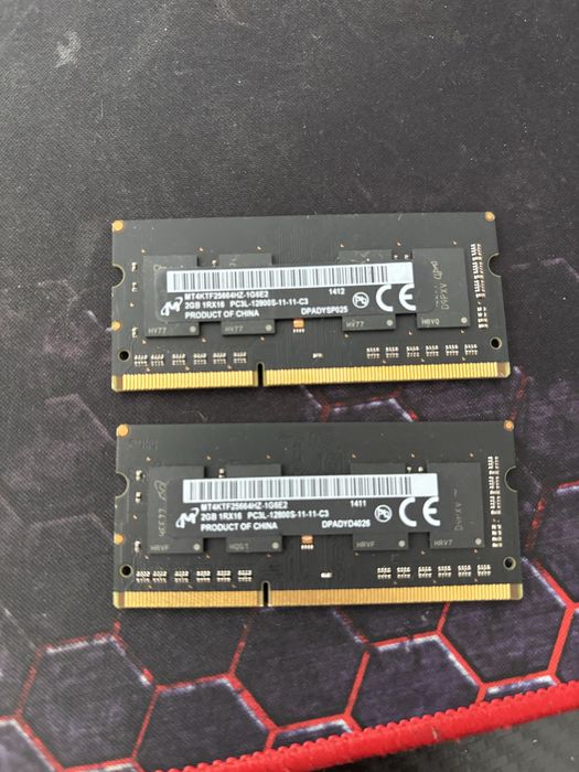 2x2GB DDR3 ram Apple