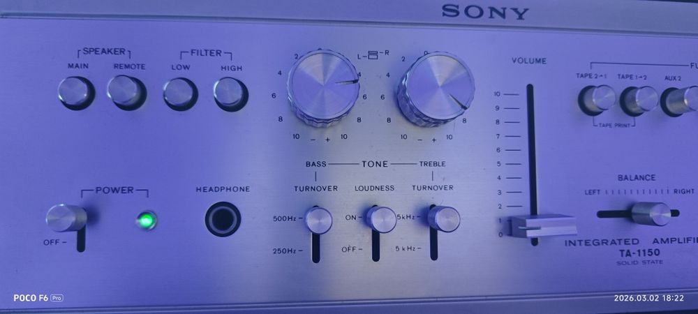 Усилитель SONY TA-1150 в идеально состоянии
