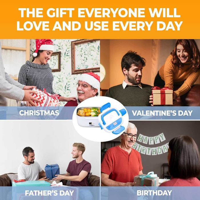 Электрический обеденный ящик портативный подогреватель для еды