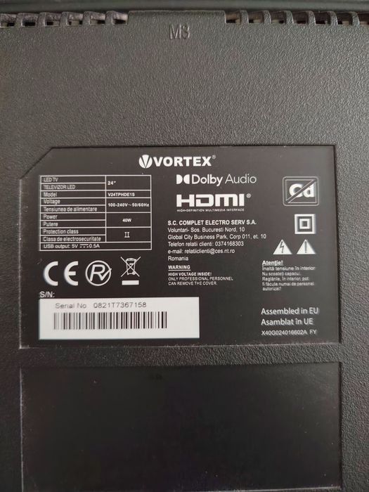 Smart TV Vortex 24"