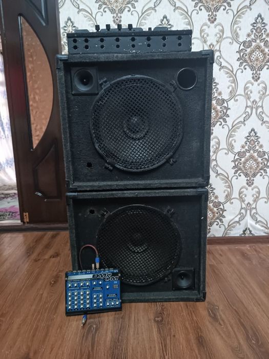 Продаются колонки в комплекте Дивиди Караоке музыкальная система