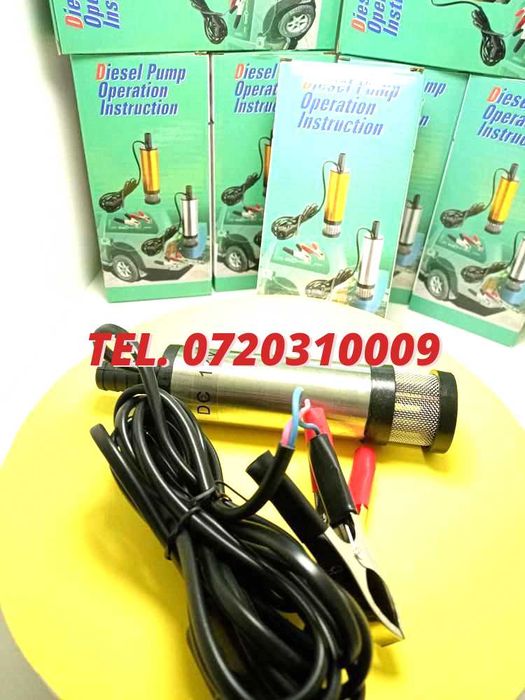 Pompa Submersibila Mica Rulota Chiuveta Camping Cabane 12V 12Litri 38