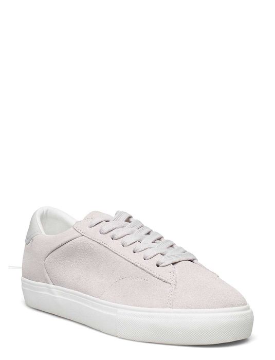 Mango Бежови кецове от велур