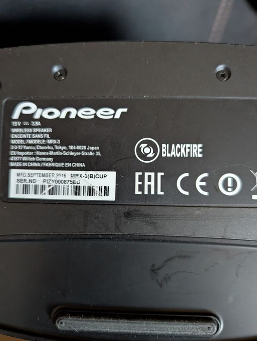 Boxă portabilă Pioneer MRX-3