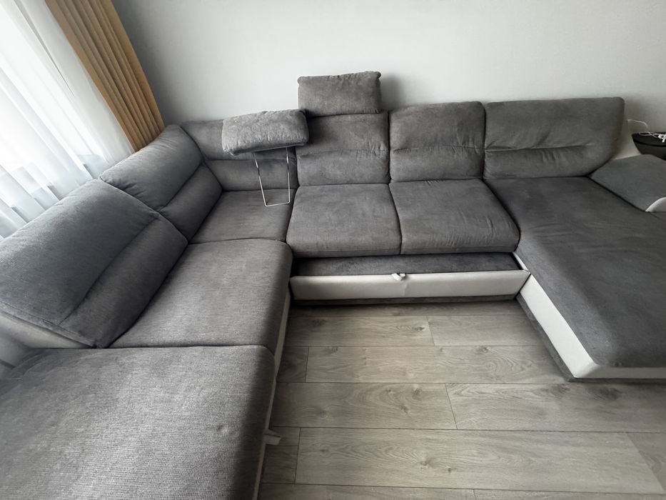 П образен Диван / холна гарнитура сийсайд с дясна лежанка. От Айко НОВ