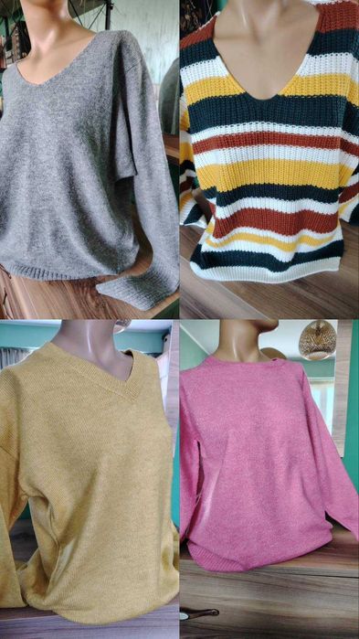 Леки пуловери размер М и S