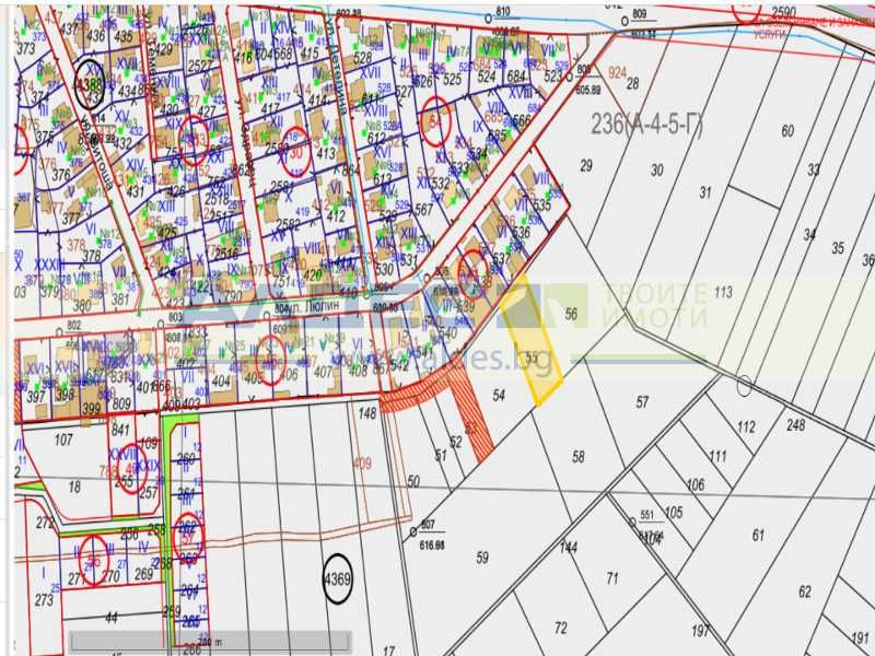 Продава се Парцел в София, Филиповци - 1200 кв.м за 51 €/кв.м - Снимка #1