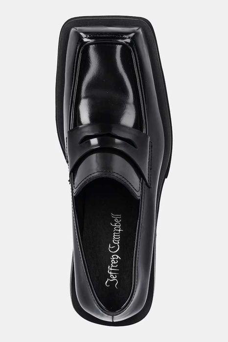 Кожени обувки с дебел ток Jeffrey Campbell