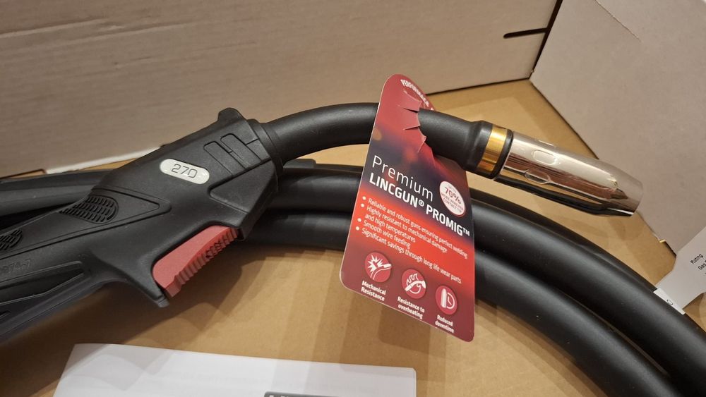 Професионална заваръчна горелка Lincoln Electric LINCGUN PROMIG 270 (4м)