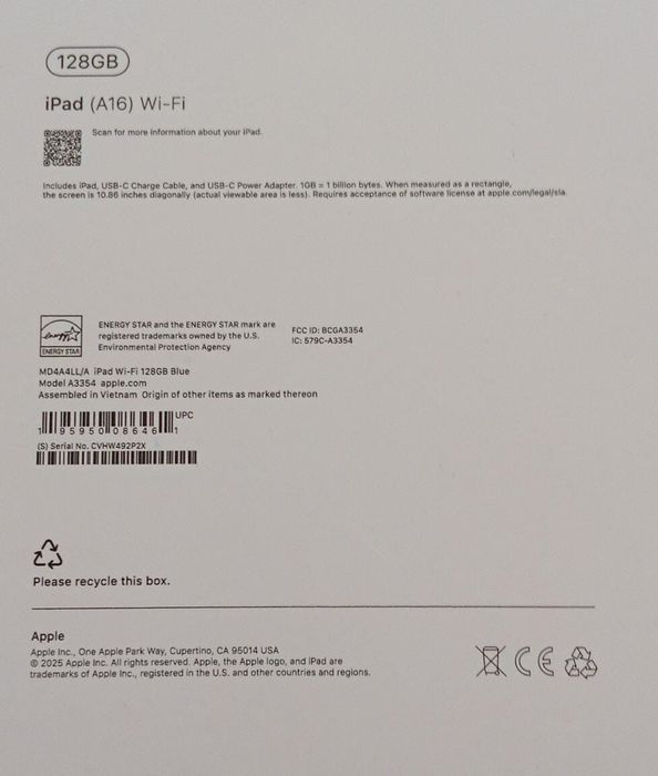 IPad a16 (wi fi) 11