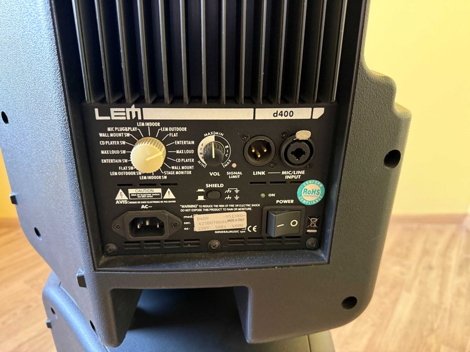 Активни тонколони LEM d400 (комплект със стойки и калъфи)