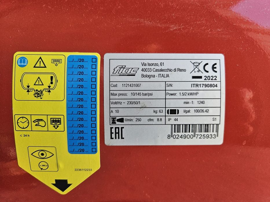 Compresor monofazat profesional Fiac AB100/330MC 100 Litrii