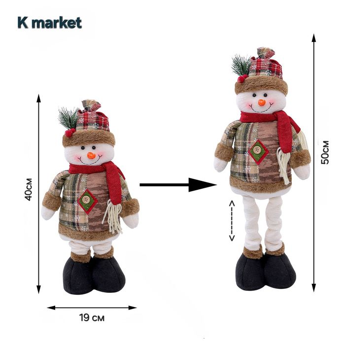 Новогодний кукла снеговик