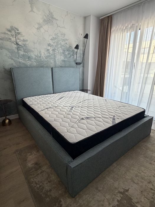 Pat nou 160 cm cu saltea insclusa si somiera