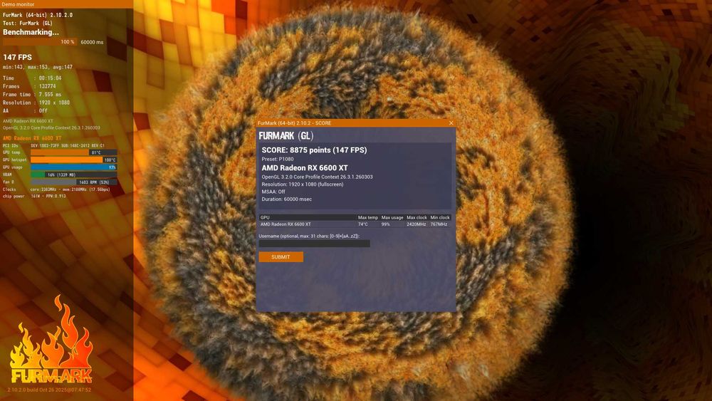 PowerColor RX 6600 XT Hellhound OC (Пломба, не вскрывалась)