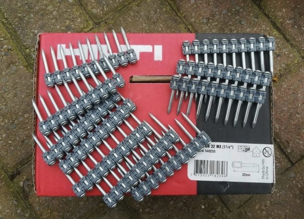 Оргинални Hilti Хилти GX100 GX120 GX3 газ пирони бетон метал гвоздеи