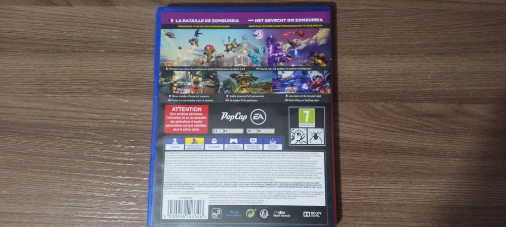 Диск зомби против растений на пс4