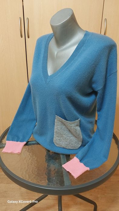 Пуловер ALLUDE. 100% кашмир размер М/S.