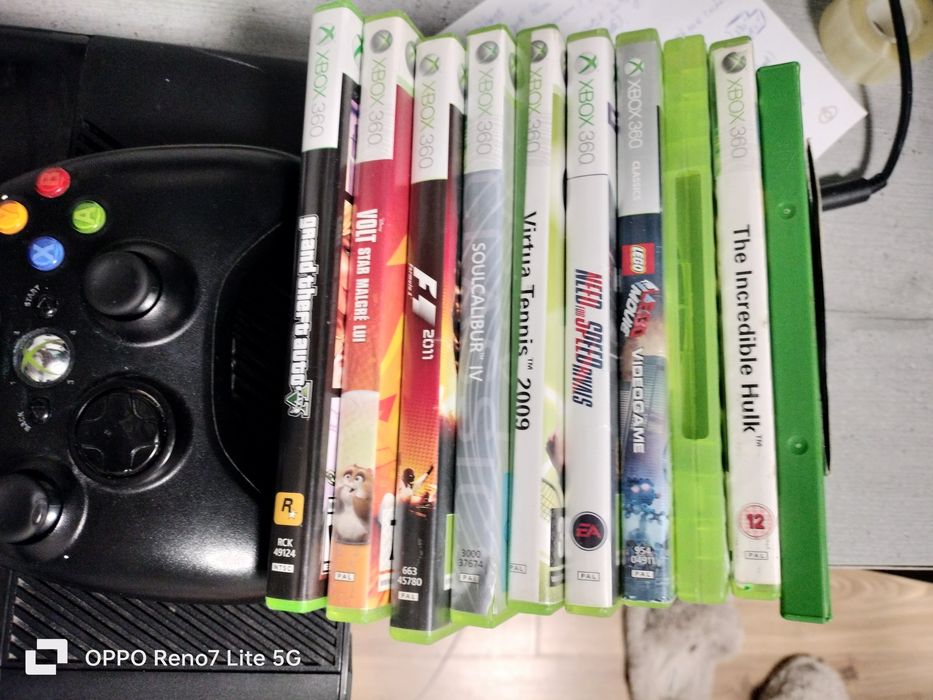 Xbox 360 de vânzare funcționează ferfect estetic8/10.