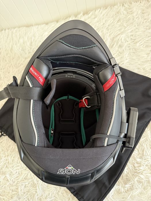 Casca moto NOS NS 10 neagra ECE-22.06