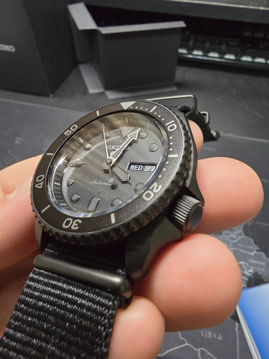 Seiko 5 Sports Automatic "Stealth" SRPD79