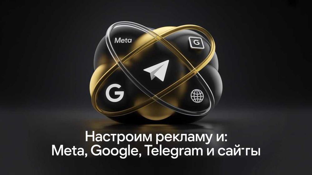 Reklama xizmatlari — Meta, Google, Telegram va saytlar