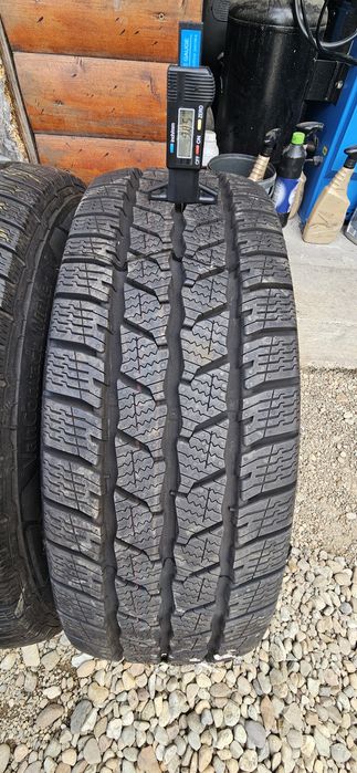 Jante cu anvelope Continental VanContactWinter 215/60 R17C 109/107 Ford Transit Custom 7jx17 5x160 ET.55 Senzori presiune