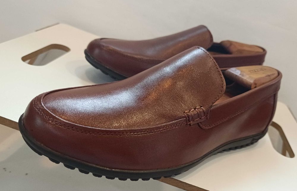 Pantofi loafer 42 41 slip on Battisto Lascari NOI piele naturala moale