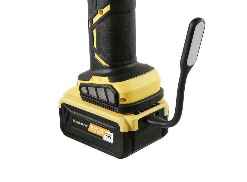 Аккумуляторная Болгарка(УШМ) Hanskonner 125мм Бесщеточная 2Акб+зарядка