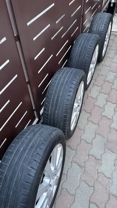 Vand set 4 jante + anvelope vara Nokian, roti R16 VW Golf 5, 5x112