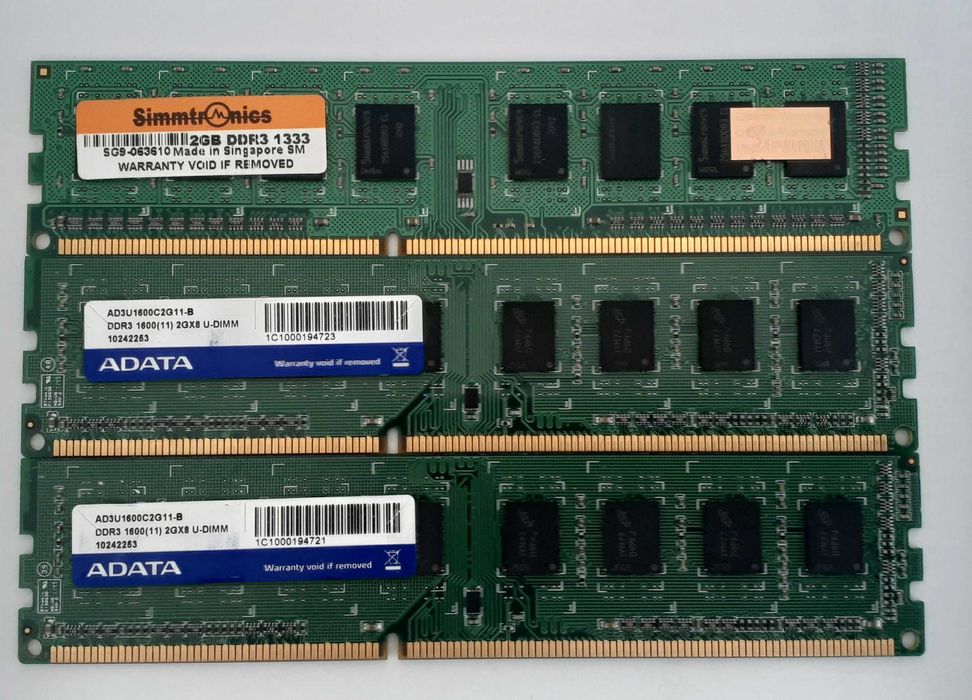 Ram Памет DDR3 + Дънo MSI GF615M-P33 + AMD Athlon X3 445