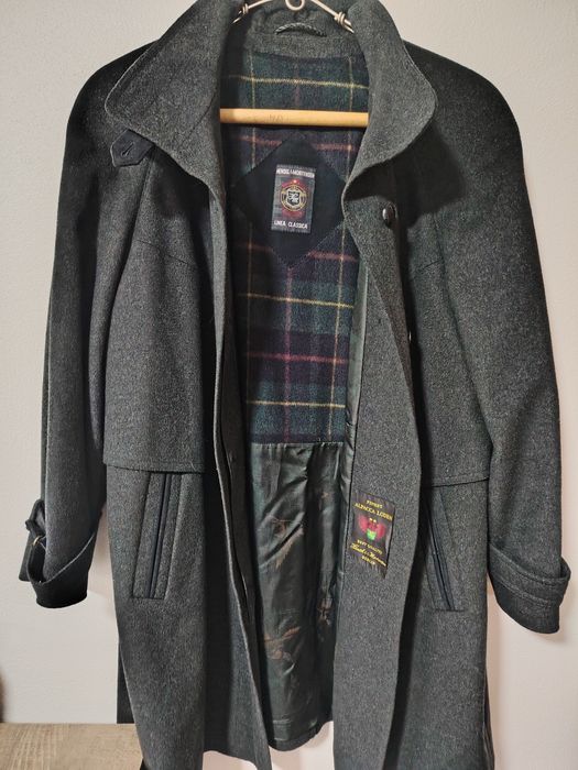 Palton lână & apacca Loden