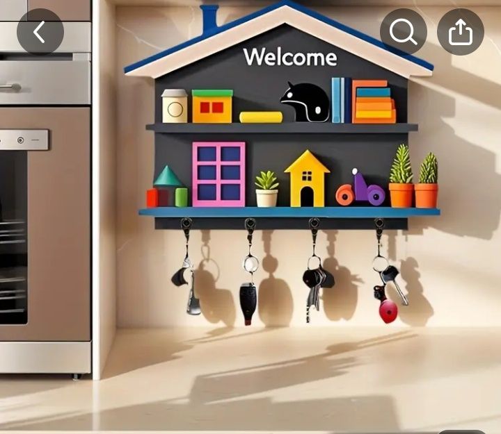 Черна къщичка, Картинен знак „Добре дошли у дома“