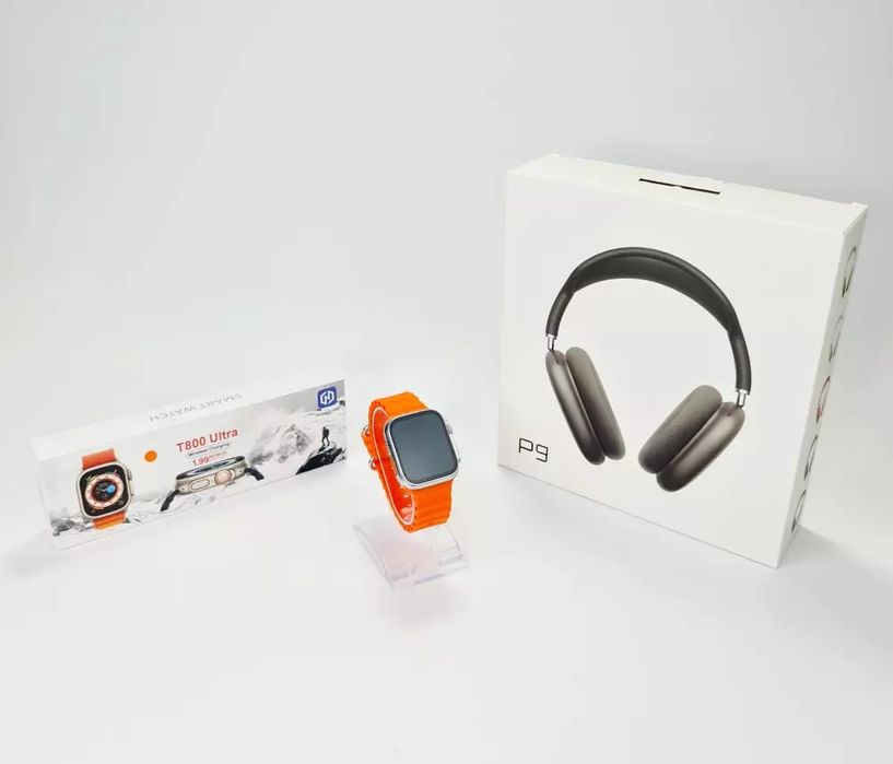 Smart watch ultra 8 va Airpods max
