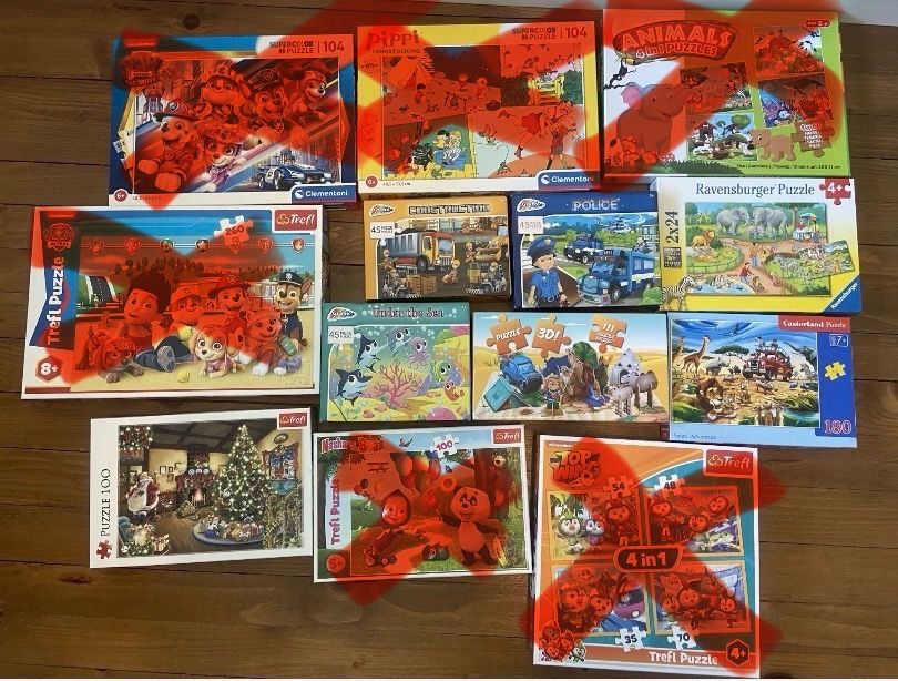 Детски пъзели от 5 до 10 лв