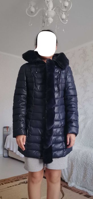 Зимняя куртка, темно-синего цвета