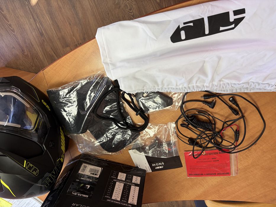 Vand casca Atv cu viziera incalzita Delta R4 ignite Black Camo Mat 509