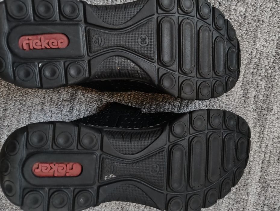Papuci Rieker piele