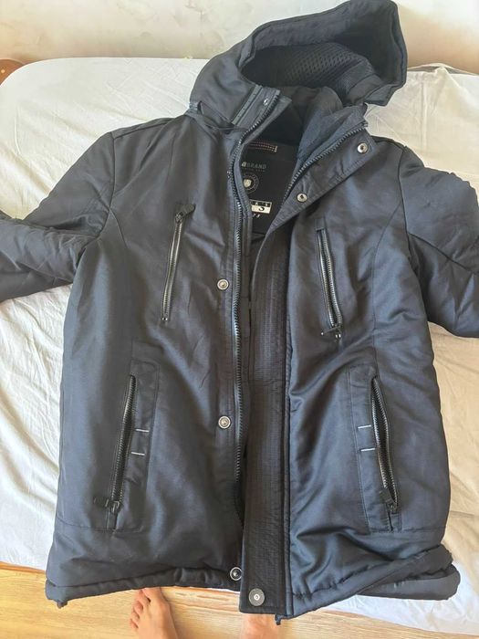 Мъжко зимно яке в черно ! НОВО !