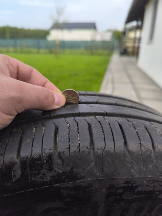 Set 4 anvelope de vara cu jante 195/65/R15 CONTINENTAL