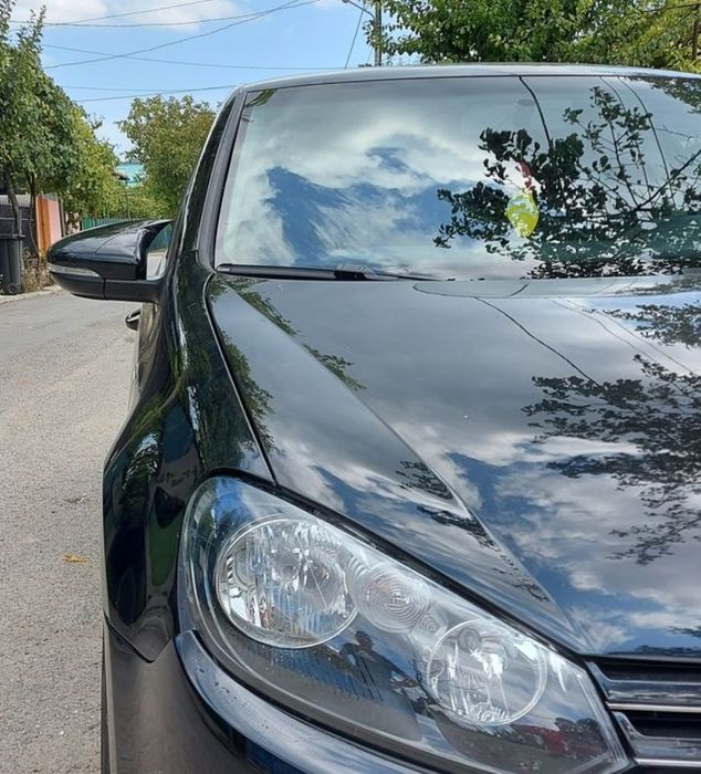 Capace oglinzi VW Golf 6 VI MK6 model Batman negru lucios