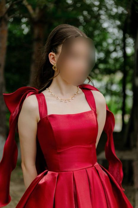 Пышное выпускное платье