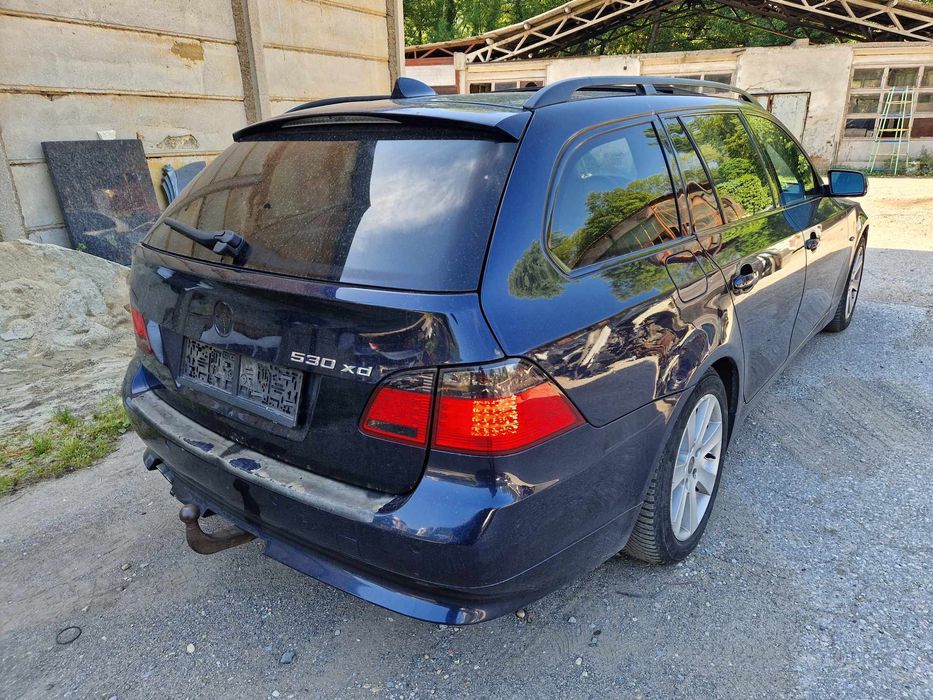 BMW E61 530XD 231кс Logic7 теглич панорама дистроник ръчка  НА ЧАСТИ!