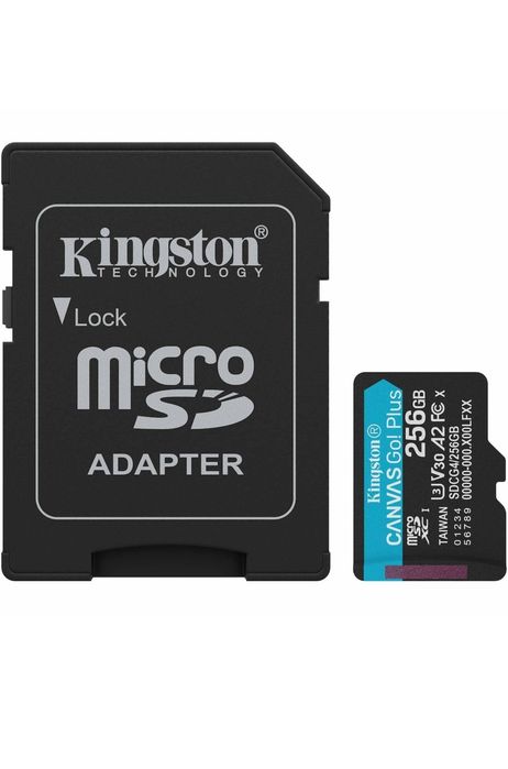 Card de Memorie MicroSDXC Kingston, 256GB , Canvas GO Plus