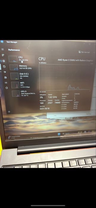 Laptop lenovo thinkpad E15 AMD ryzen 5
