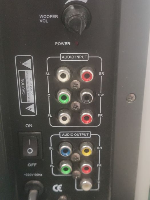 Сабвуфер и колонки