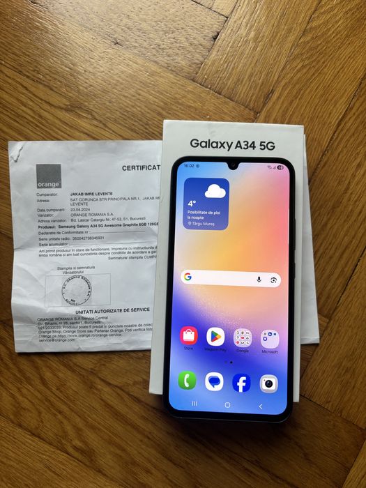 Sansung Galaxy A34 de 128 Gb Dual 5G Black