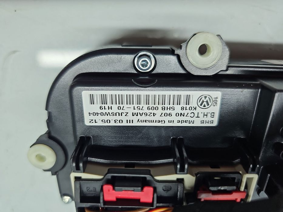 Panou comanda clima Volkswagen Golf 6 (5K1) [Fabr 2009-2013] 7N090742